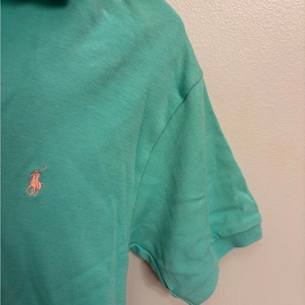Ralph Lauren Men's mint green short sleeve casual Polo Shirt medium